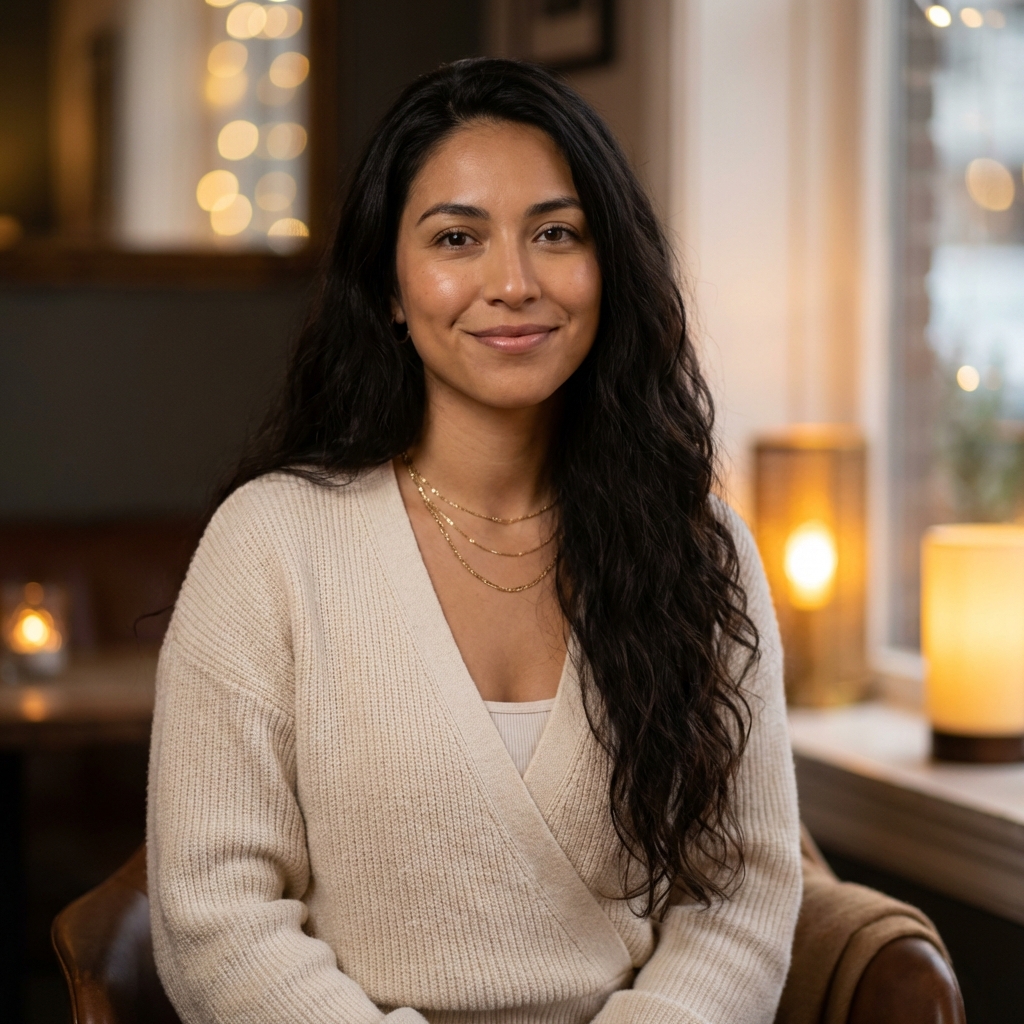 Sofia Reyes — synastry specialist focusing on composite charts and long-term readings