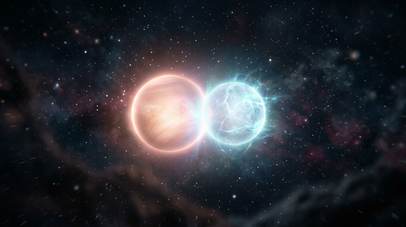 Chiron and Venus synastry conjunction glowing in deep space, love wounds